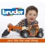 Bruder - Masina De Teren Land Rover Defender Cu Remorca Si Micro Excavator Jcb Cu Muncitor Bruder - 3
